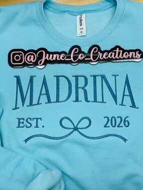 Madrina embroidered sweatshirt